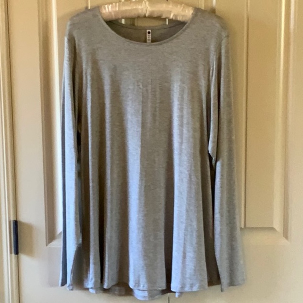 Long-sleeved gray tunic - Large